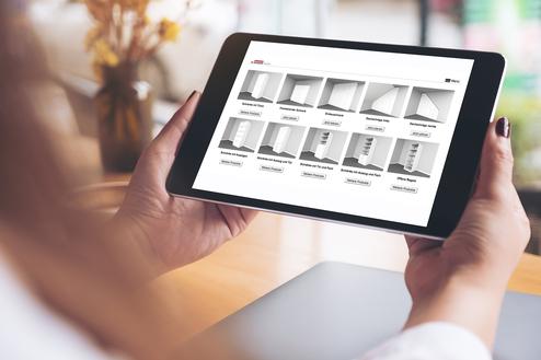 Betrieb für Innenausbau Möbelplaner - online Möbel planen Betrieb für Innenausbau Möbelplaner auf dem IPad - Möbelübersicht